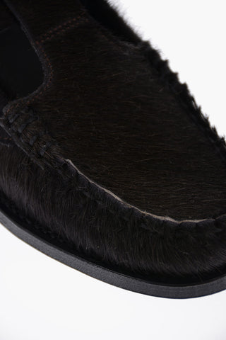 Ponyskin ALBER CALF HAIR T-Strap Loafers