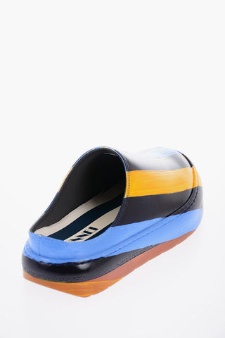 Mules DREAMY in pelle a Righe