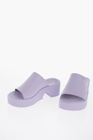 Solid Color Clogs Heel 5.5cm