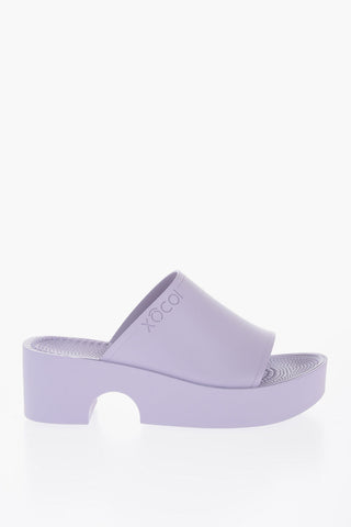 Solid Color Clogs Heel 5.5cm
