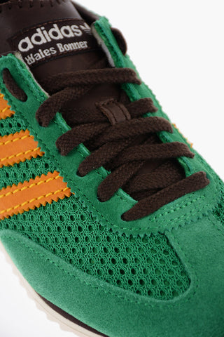 WALES BONNER Suede and Mesh WB SL72 Low-Top Sneakers