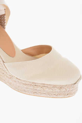Lace-up CARINA Espadrilles with Wedge 10cm