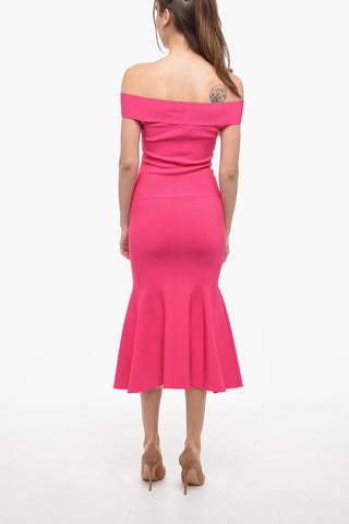 Solid Color maxi strapless dress