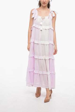 Abito PUERTO RICO in Ramie con Broderie Anglaise