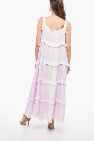 Abito PUERTO RICO in Ramie con Broderie Anglaise