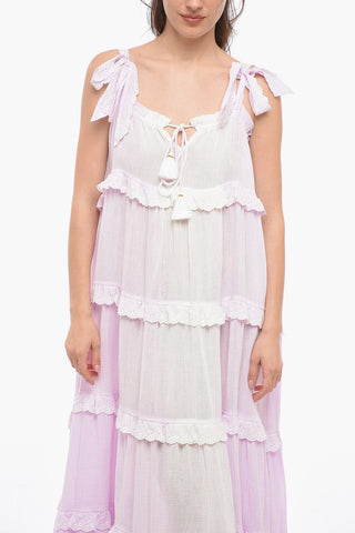 Abito PUERTO RICO in Ramie con Broderie Anglaise