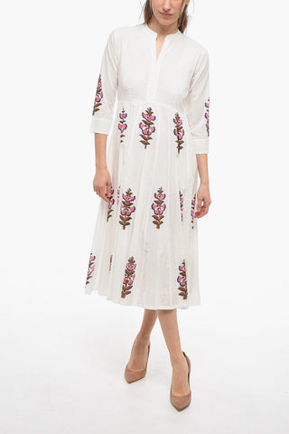 3/4 Sleeve Printed LISA Tunic Dress