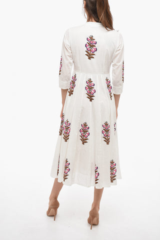 3/4 Sleeve Printed LISA Tunic Dress