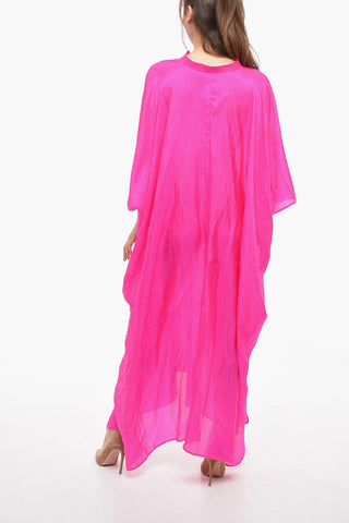 Oversized Silk Tunic Dress