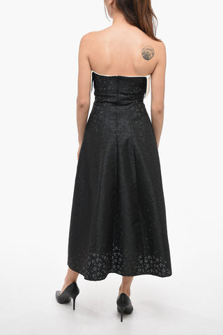 Bustier-Bandeau-Kleid aus Radzmir Fustellato