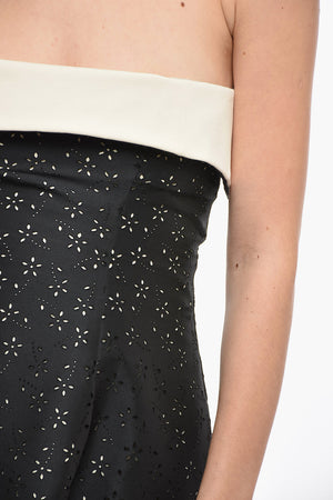 Bustier-Bandeau-Kleid aus Radzmir Fustellato