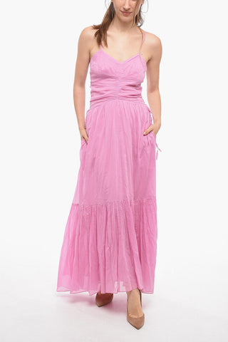 ETOILE Abito Maxi GIANA con Dettaglio Raccolto