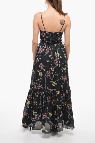 ETOILE Flared GIANA Dress with Floral Pattern