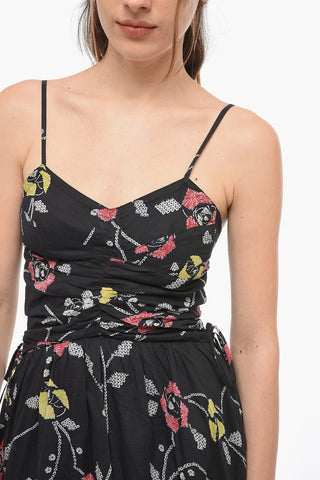 ETOILE Flared GIANA Dress with Floral Pattern
