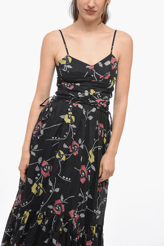ETOILE Flared GIANA Dress with Floral Pattern