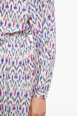 ETOILE Viscose AMANDINE Dress with Mandarin Collar