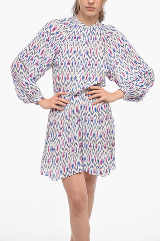 ETOILE Viscose AMANDINE Dress with Mandarin Collar