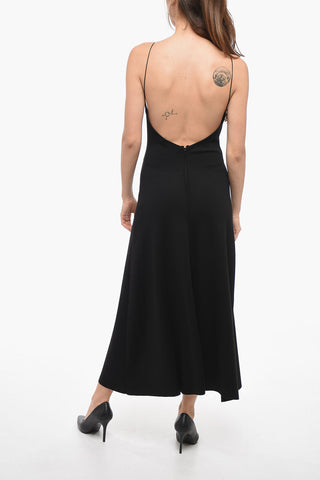 Slip Dress in Maglia con Dettaglio Cut Out