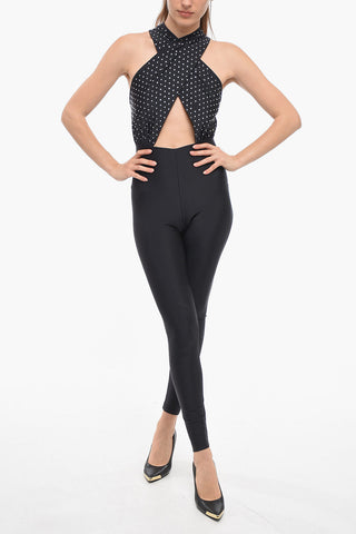 Jumpsuit Elasticizzato con Dettaglio Cut Out