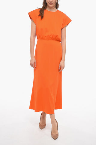 Silk FLORIDA Dress with Draped Detail