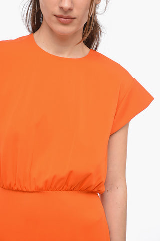 Silk FLORIDA Dress with Draped Detail