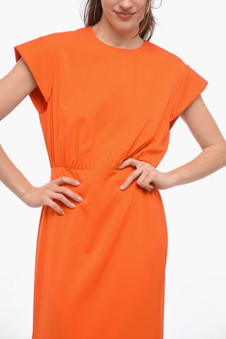 Silk FLORIDA Dress with Draped Detail