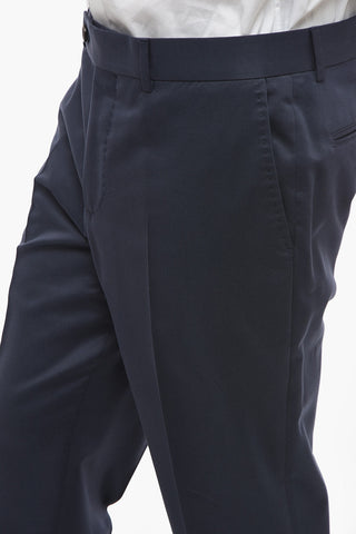 Abito 3 Tasche in Misto Cotone con Rever Classico