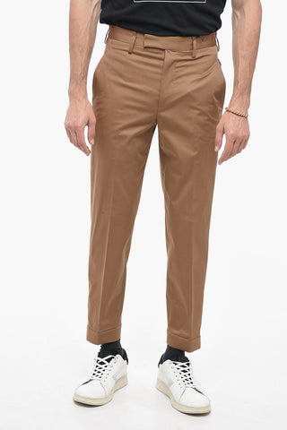 Pantaloni Slim Fit con Caviglia Regolabile