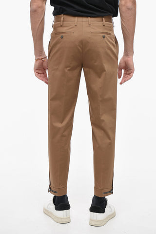 Pantaloni Slim Fit con Caviglia Regolabile