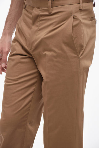 Pantaloni Slim Fit con Caviglia Regolabile