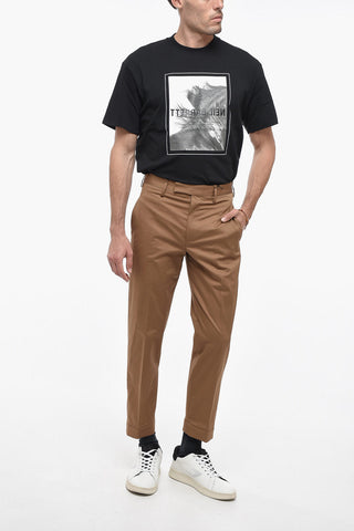 Pantaloni Slim Fit con Caviglia Regolabile