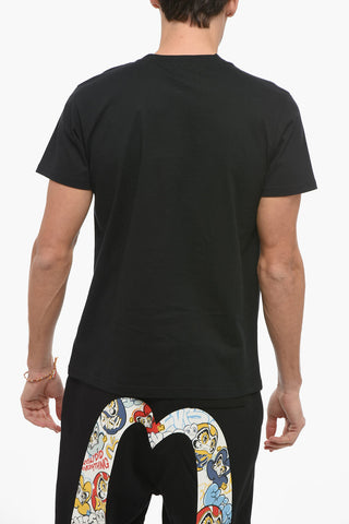 Crew Neck ZAFFERH Printed T-Shirt