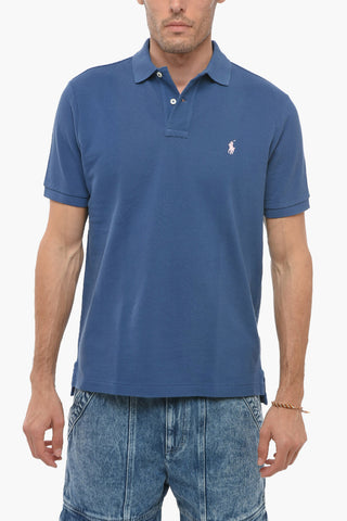 Piquet Cotton Polo with Embroidered Logo