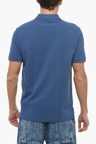 Piquet Cotton Polo with Embroidered Logo