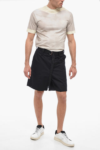 Cotton Lined Shorts with Belt