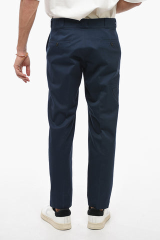 Twill Cotton Chinos Pants with Belt Loops