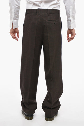 District Check GALLES Wool Pants