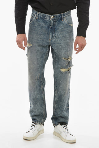 Loose Fit Stone Washed Denims 19cm