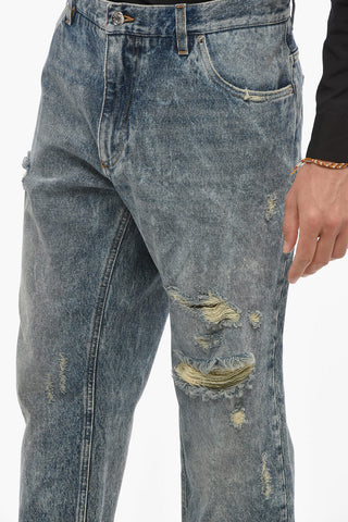 Loose Fit Stone Washed Denims 19cm