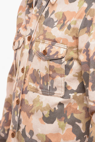 Camouflage Denim Saharan Shirt