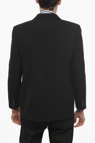 Blazer Sahariano in Lana con Rever Classico