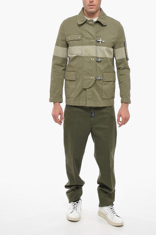 ARCHIVE Cotton Saharan Jacket with Frogs