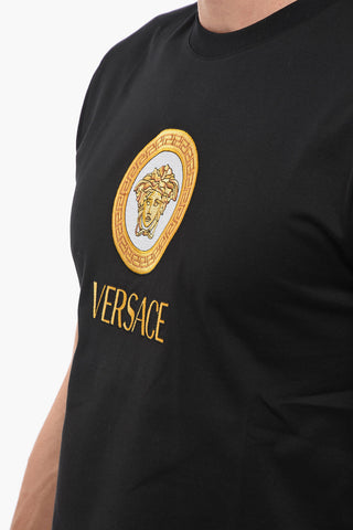 Crew Neck Taylor Fit T-Shirt with Embroidered Logo