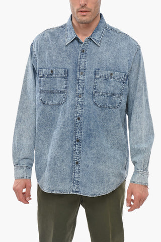 Stone Washed Denim VHELYNTON Saharan Shirt