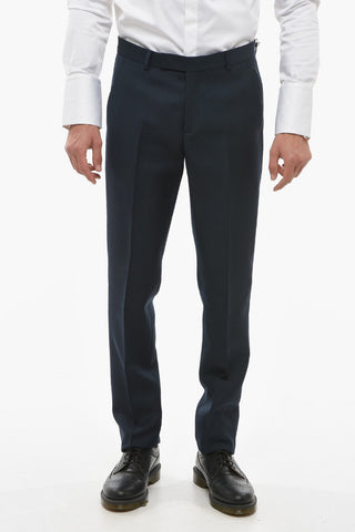 Regular Fit Mohair Blend Pants