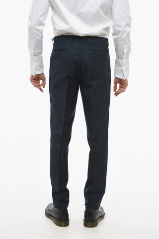 Regular Fit Mohair Blend Pants