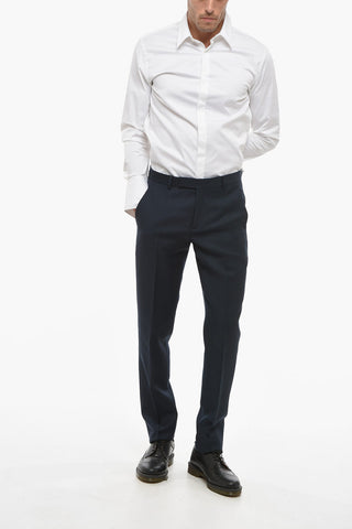 Regular Fit Mohair Blend Pants