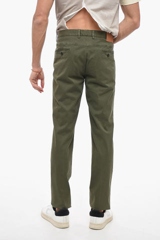 5 Pocket Cotton Pants with Belt Loops