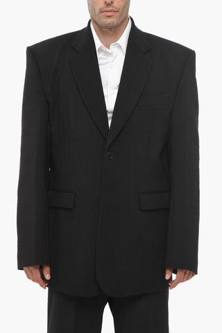 Blazer Oversized UNISEX in Misto Lana