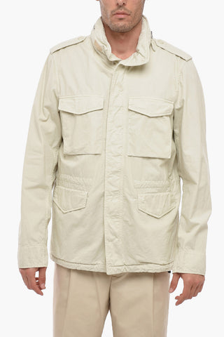 Cotton Saharan Jacket with Removable Hood